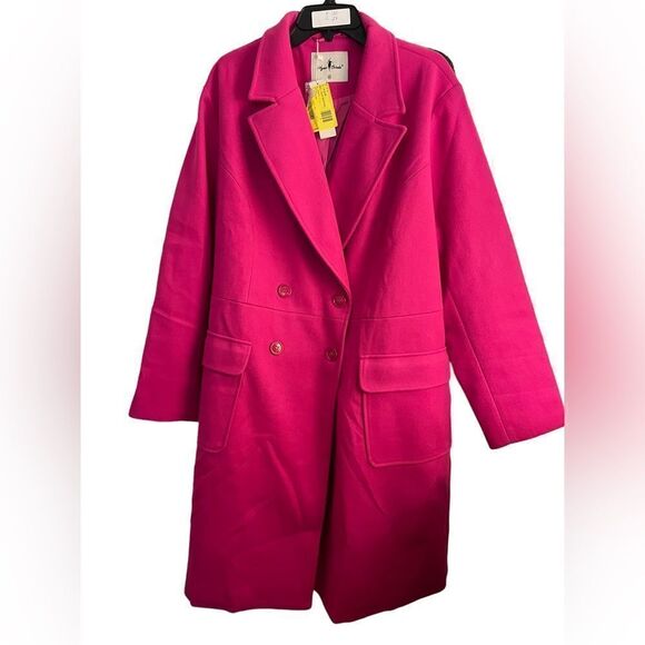 AGNES ORINDA HOT PINK OUTERWEAR WINTER COAT - Picture 1 of 6